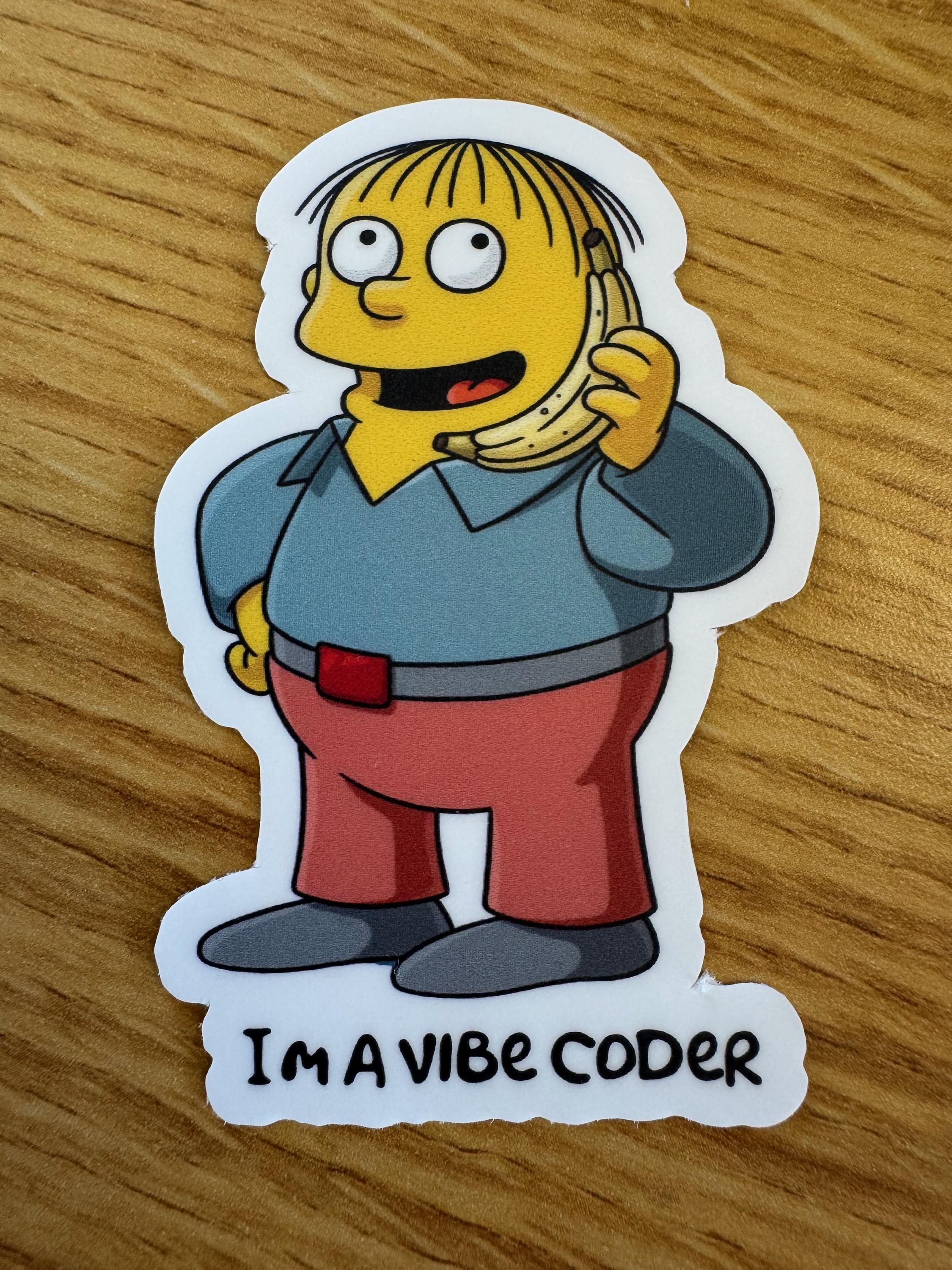 Sticker Ralph Wiggum - Etsy UK