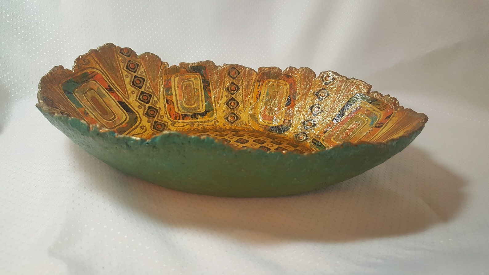 ARTIFACT Handmade Paper Clay Bowl from recycled paper Etsy