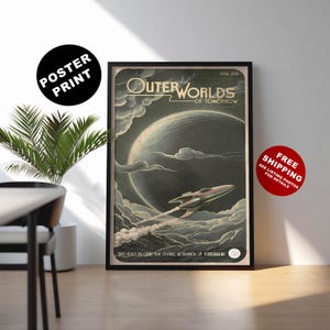 Vintage Sci-Fi Print for Sci Fi Fan Retro Poster Retro Sci fi Space Print Apartment Retro Science Fiction Home Decor Sci-fi Printable Art
