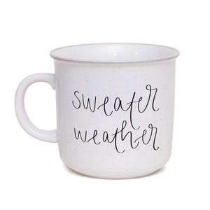 Sweater Weather Coffee Mug | Fall Coffee Cup | Autumn Vibes Mug | Cozy Seasonal Gift | Pumpkin Spice Mug | Fall Mug for Women