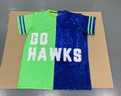 Sequin Seattle Football Jersey Dress