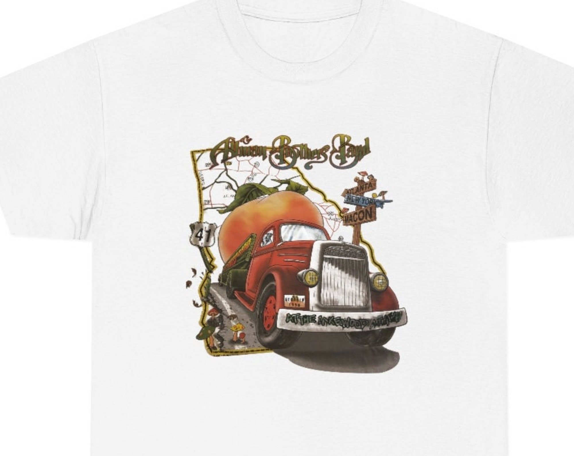 Discover The Allman Brothers Sommer Road Trip 1997 T Shirt