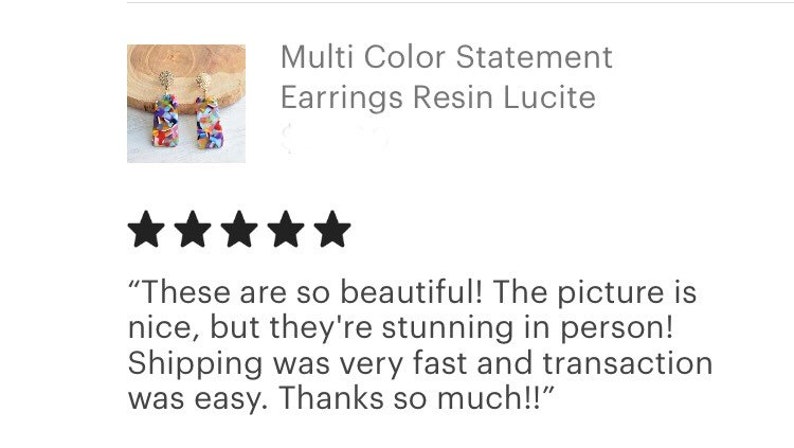 Multi Color Statement Earrings, Colorful Lucite Earrings, Terrazzo Earrings, Gift For Her Nevaeh image 2