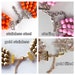 thumbnail image 2 of Gold White Statement Necklace Two-Strand Chain With Champagne Crystal Beads - 78cm Dress Jewelry 2 of 13