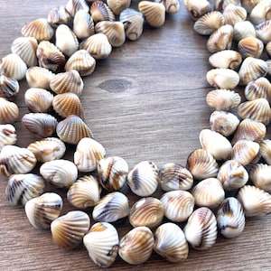 Shell Acrylic Bead Multi Strand Statement Necklace: Gift For Her