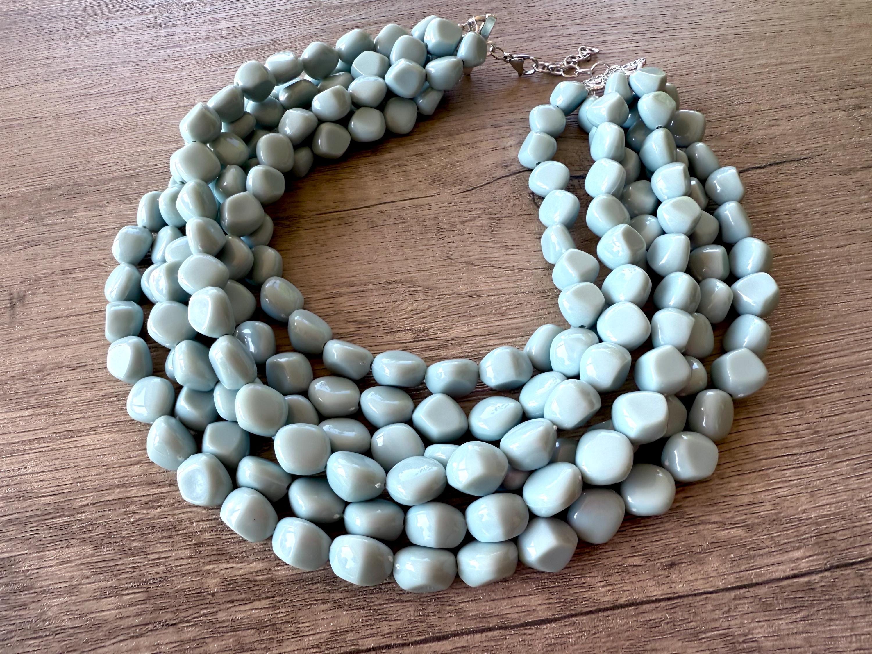 【KOOLOSET】Star Beads Necklace (handmade) Chunky Star Beads - Etsy