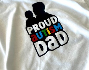Proud Autism Dad T-Shirt: Autism Awareness & Support