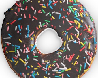 Perfect Gift for a new House, or simply enhance your House style, Donut Shape Pillow, For Donuts eater and Dunking Donut Fan