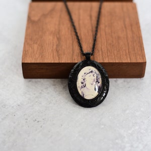 Angel Cameo Pendant Necklace