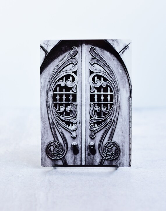 Mausoleum Doors Metal Wall Art Print Etsy