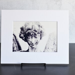 Cemetery Angel Black and White Print