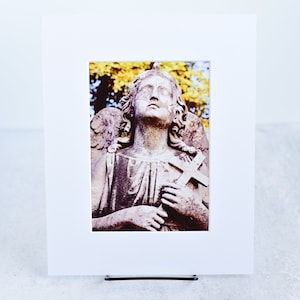 Cemetery Angel Fine Art Photograph, Wall Art, Fall Art