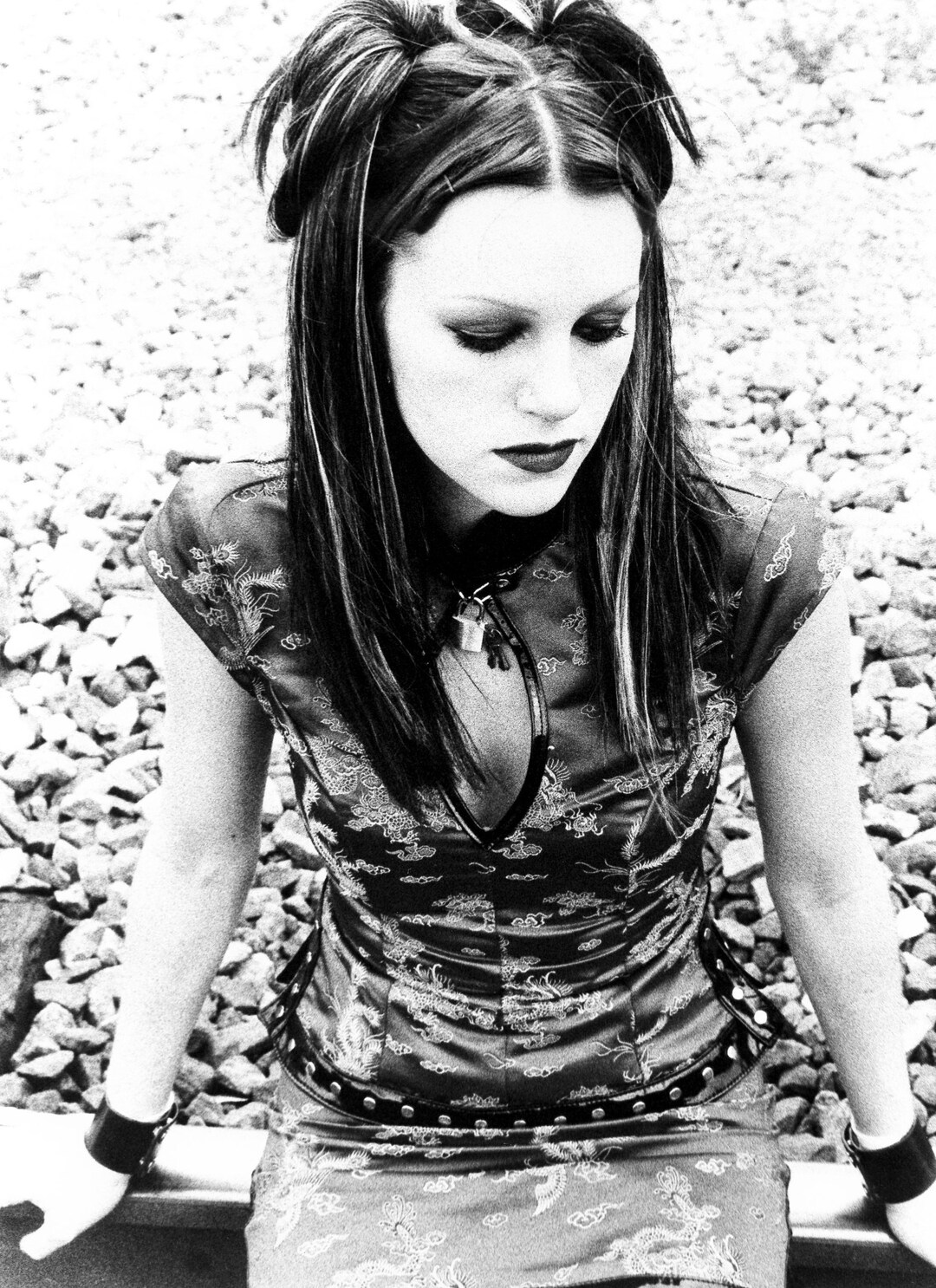 Black and White Gothic Girl Fine Art Photograph Etsy