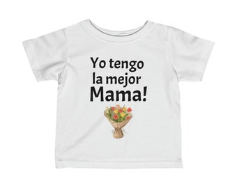 Yo tengo la mejor Mama. /T-shirt pour tout-petit/ Cadeau pour la fête des Mères