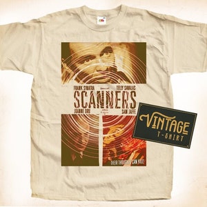 Scanners TShirt Vintage Natural color Men&#39;s TShirt DTG Digital Print SIZES S M L XL 2XL 3XL 4XL 5XL