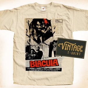 Blacula TShirt Vintage Natural color Men&#39;s TShirt DTG Digital Print SIZES S M L XL 2XL 3XL 4XL 5XL
