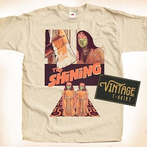 The Shining TShirt Vintage Natural color Men&#39;s TShirt DTG Digital Print SIZES S M L XL 2XL 3XL 4XL 5XL