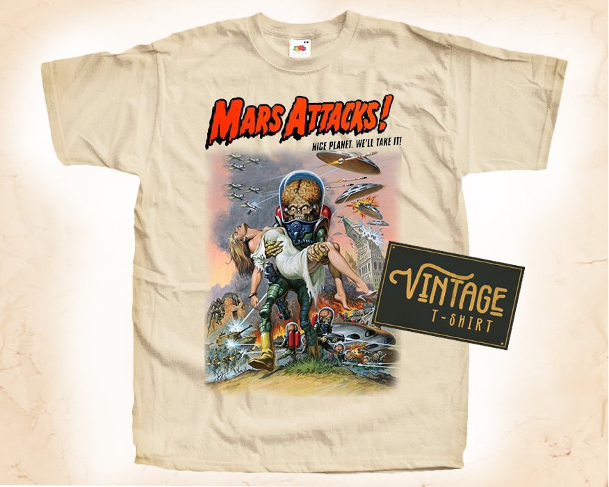 Mars Attacks Shirt - Etsy Mars Attacks Shirt - Etsy
