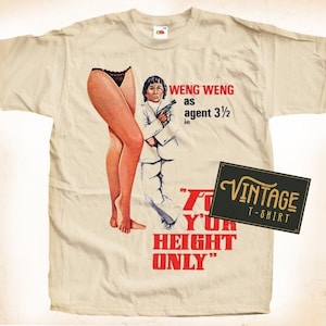 For your Height Only TShirt Vintage Natural color Men&#39;s TShirt DTG Digital Print SIZES S M L XL 2XL 3XL 4XL 5XL
