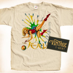 Barbarella V10 TShirt Vintage Natural color Men&#39;s TShirt DTG Digital Print SIZES S M L XL 2XL 3XL 4XL 5XL