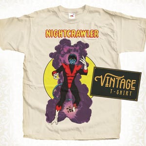 Nightcrawler V1 - Koszulka Vintage Natural color Męska koszulka DTG Digital Print ROZMIARY S M L XL 2XL 3XL 4XL 5XL