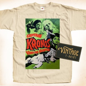 Captain Kronos V2 TShirt Vintage Natural color Men&#39;s TShirt DTG Digital Print SIZES S M L XL 2XL 3XL 4XL 5XL
