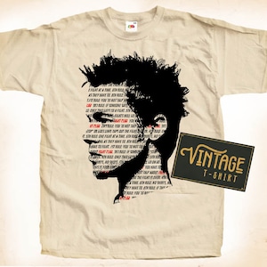 Fight Club V3 TShirt Vintage Natural color Men&#39;s TShirt DTG Digital Print SIZES S M L XL 2XL 3XL 4XL 5XL