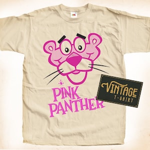 The Pink Panther, 70's Retro T Shirt, Gift for Her, Gift for