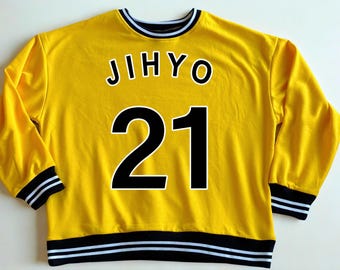 TWICE Inspired Varsity Sweatshirt | Custom K-Pop Fan Jersey