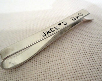 Monogrammed Personalized Tie Bar, Chrismas gift, Groomsmen Gift, Father, Dad, Groom, Wedding Party