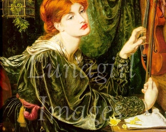 PRERAPHAELITE ART 300 vintage images, Waterhouse Rossetti paintings, medieval goddess, renaissance women, pagan mythology, ephemera DOWNLOAD