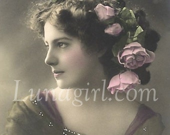 1000 LADIES VINTAGE Photos, DOWNLOAD Victorian Edwardian women Vol2, showgirls flappers vintage images French postcards altered art ephemera