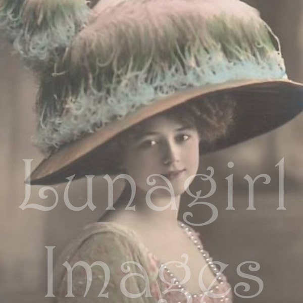 1000 Vintage images, LADIES PHOTOS, Victorian Edwardian women flappers, antique photos, French postcards, digital ephemera DOWNLOAD, Vol One