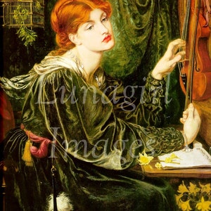 Pre-Raphaelite ART 300 images VICTORIAN paintings, Waterhouse, Rossetti, Millais, goddess women mythology fantasy, digital ephemera DOWNLOAD image 1