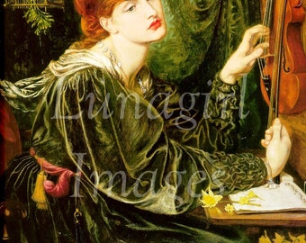 Pre-Raphaelite ART 300 images VICTORIAN paintings, Waterhouse, Rossetti, Millais, goddess women mythology fantasy, digital ephemera DOWNLOAD