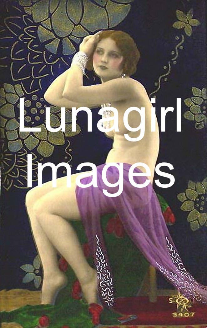 360 VINTAGE NUDES photos DOWNLOAD French Postcards risque - Etsy