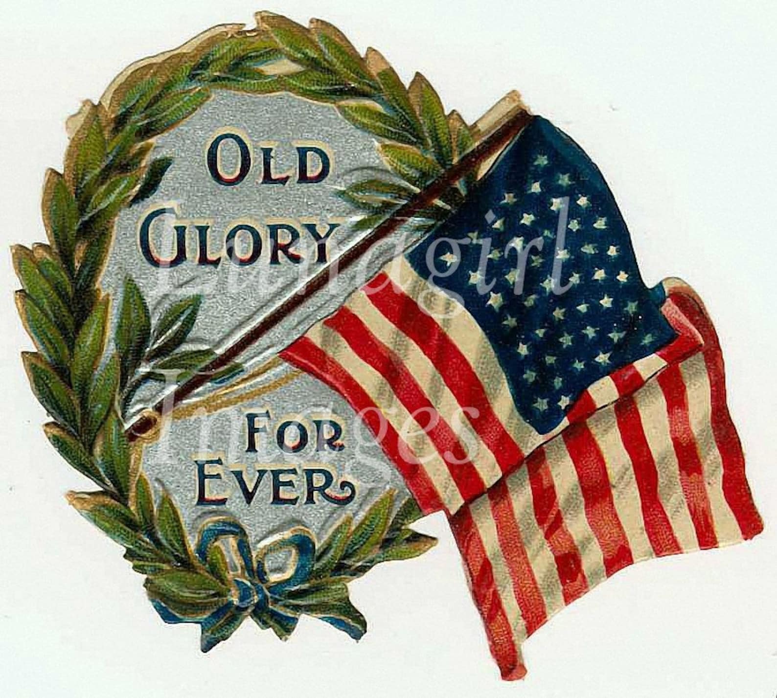 106 PATRIOTIC Vintage Images DOWNLOAD Victorian Postcards Etsy