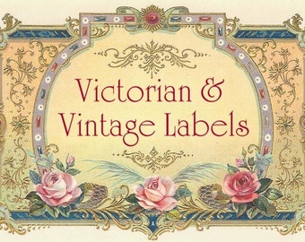 600 Vintage Images, BLANK LABELS TAGS frames, digital ephemera Download, journaling scrapbooking, Victorian cards, altered art + Alphabet!