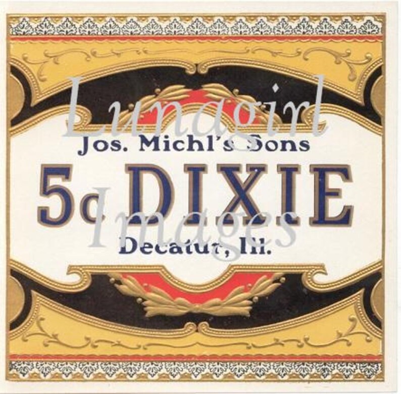 2500 cigar labels printable digital vintage images antique etsy
