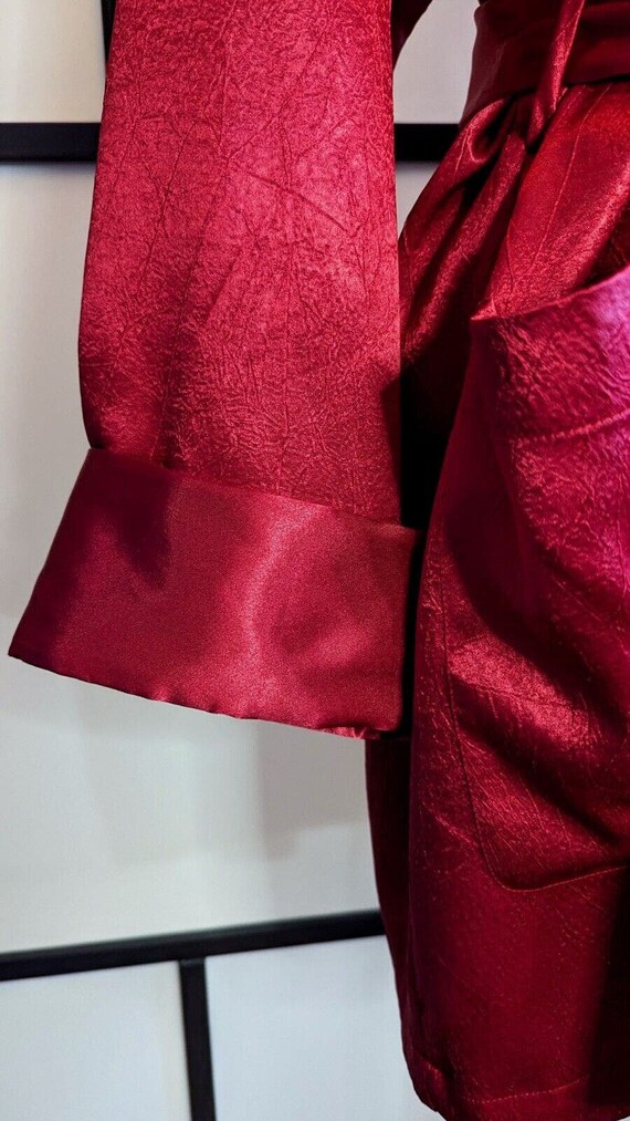 Vintage Gold Label VS Victoria's Secret Red Satin… - image 5