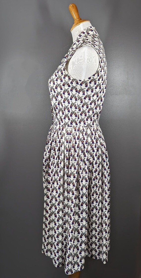 Vintage 60's COWBOY Gun Pistol Dress Polyester Dr… - image 6