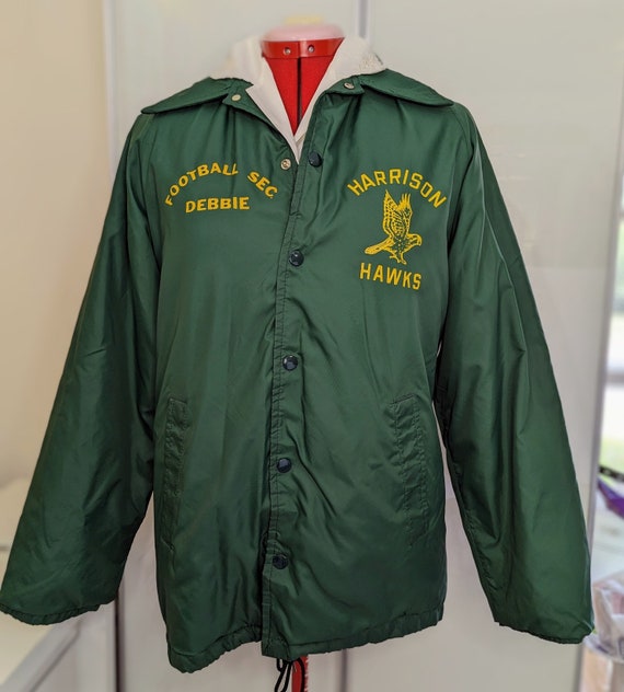 Vintage Harrison Hawks football jacket SEC DEBBIE 