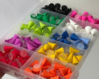 Crocs Style shoe charms, Spike Rivet Shoe Charms, Colorful Shoe Charms, Spike Rivet Jibbitz, More colours coming soon