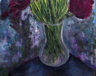 Vase With Tulips