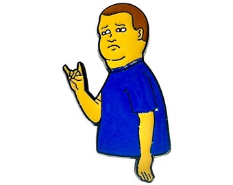 Bobby Hill enamel pin