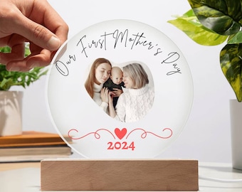 Acrylfoto Geschenk, Geschenk für Sie, personalisiertes Geschenk, Oma Geschenk, neue Mutter, neues Baby Geschenk