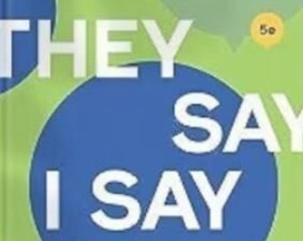 They Say / I Say with Readings Fifth Edition