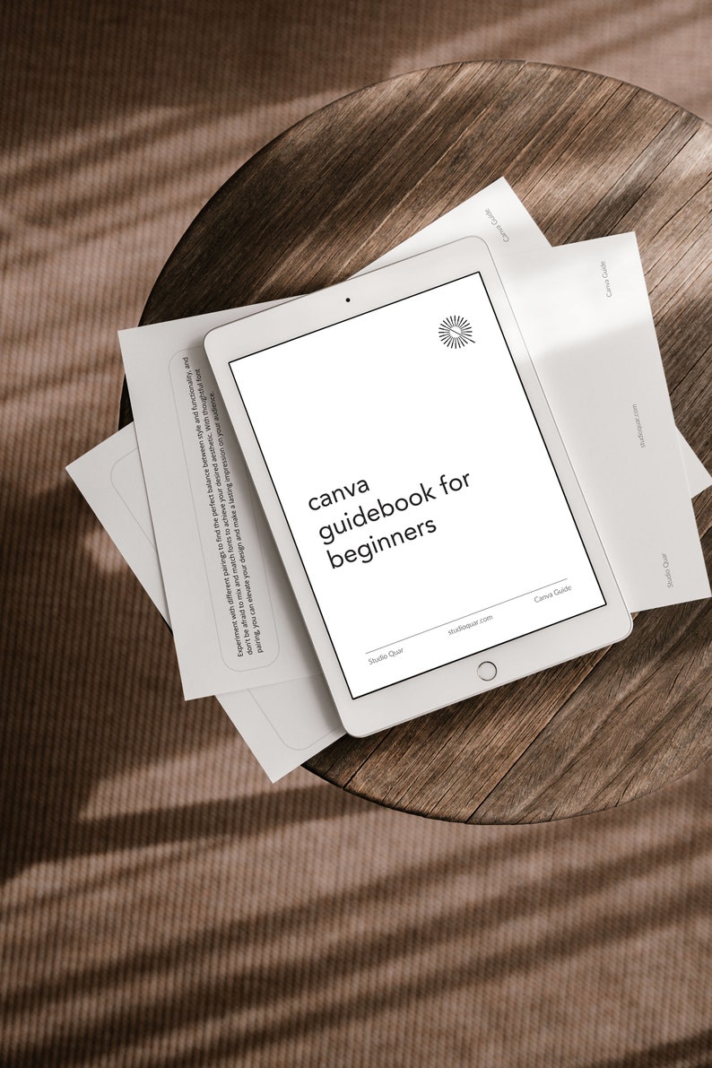 Table In Guidebook Canva Guidebook for Beginners | Canva Tutorial | Small Business ...