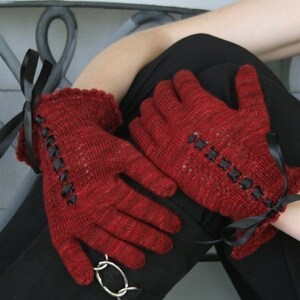 Patron de gants ROSALIE - Format PDF - Inspiré par Twilight