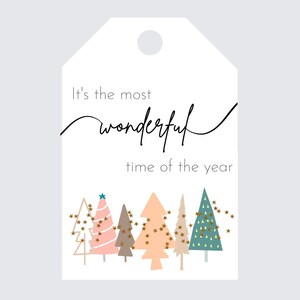 Gepersonaliseerde cadeaukaartjes: de mooiste tijd van het jaar | Kerstmis | Vakantie | 2" x 3"